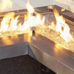 L-Shaped Stainless Steel Gas Burner